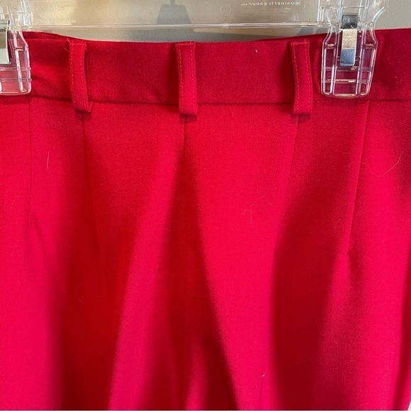 Vintage Louben Two Piece Wool Suit Red Size 6 - Picture 5 of 10